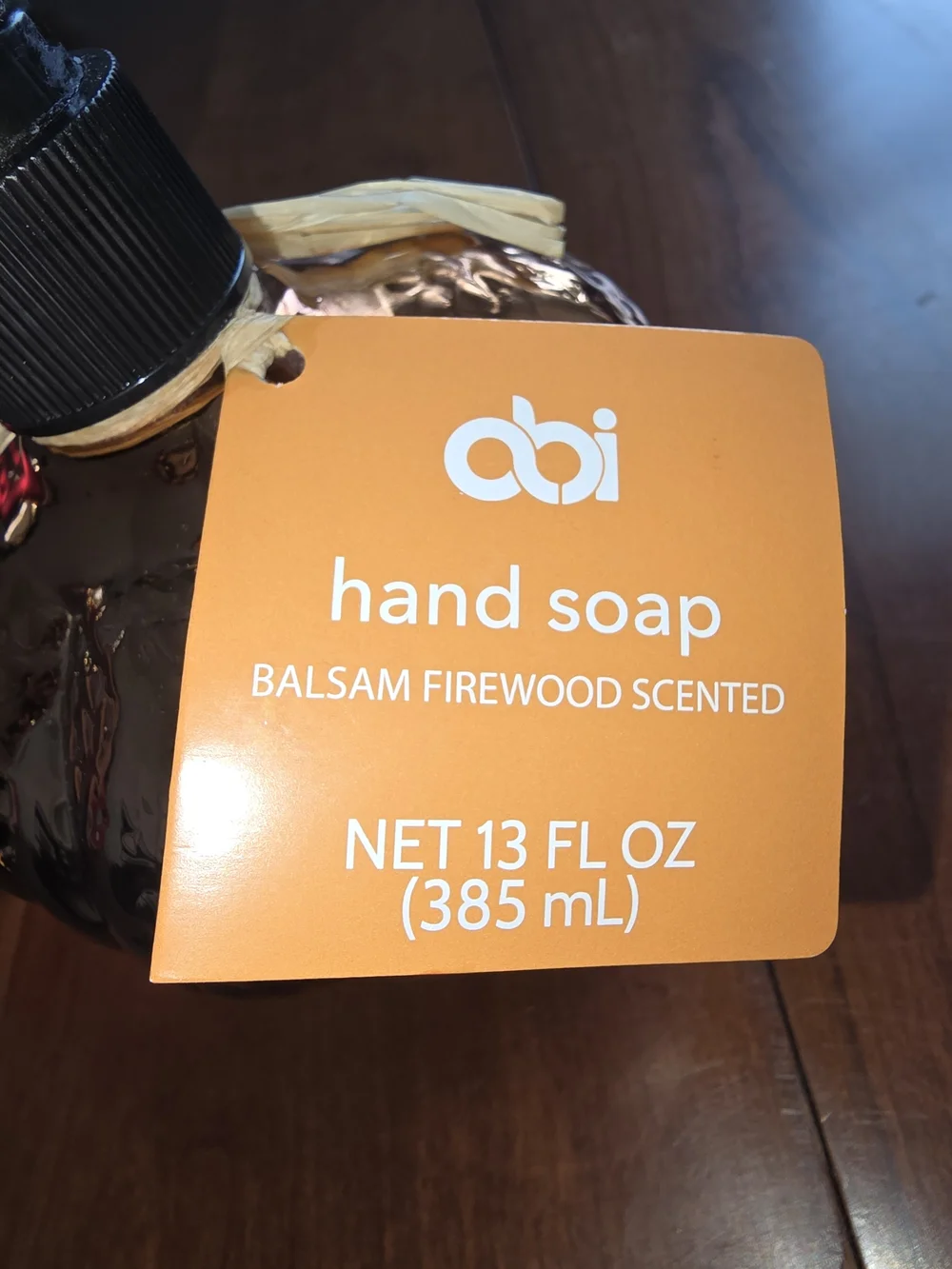 abi Apple Cinnamon and Balsam Firewood Scented Hand Soaps, NWT, Apple & Acorn